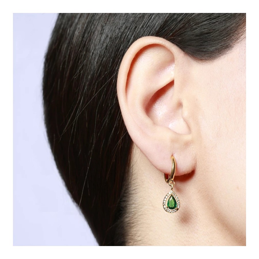 Pendientes Lágrima Circonita Circonitas Gold (Elige tu color)