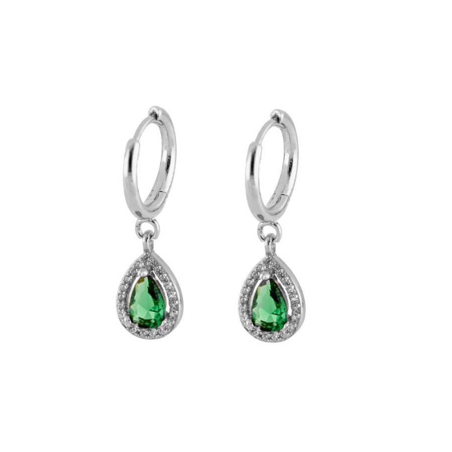 Pendientes Lágrima Circonita Circonitas (Elige tu color)