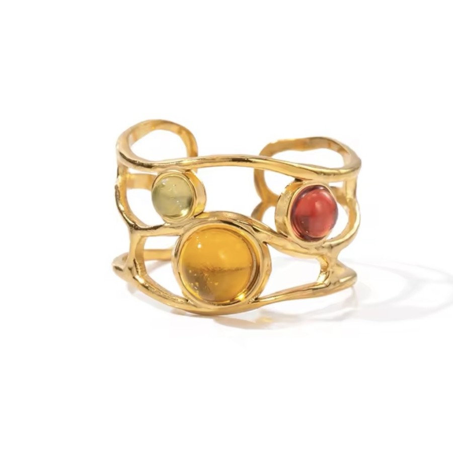 Anillo Pedril Ajustable Gold