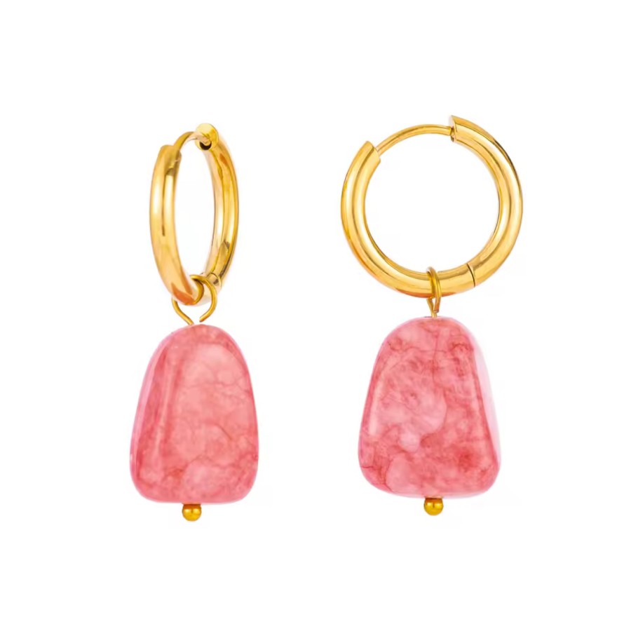Pendientes Coralinas Gold