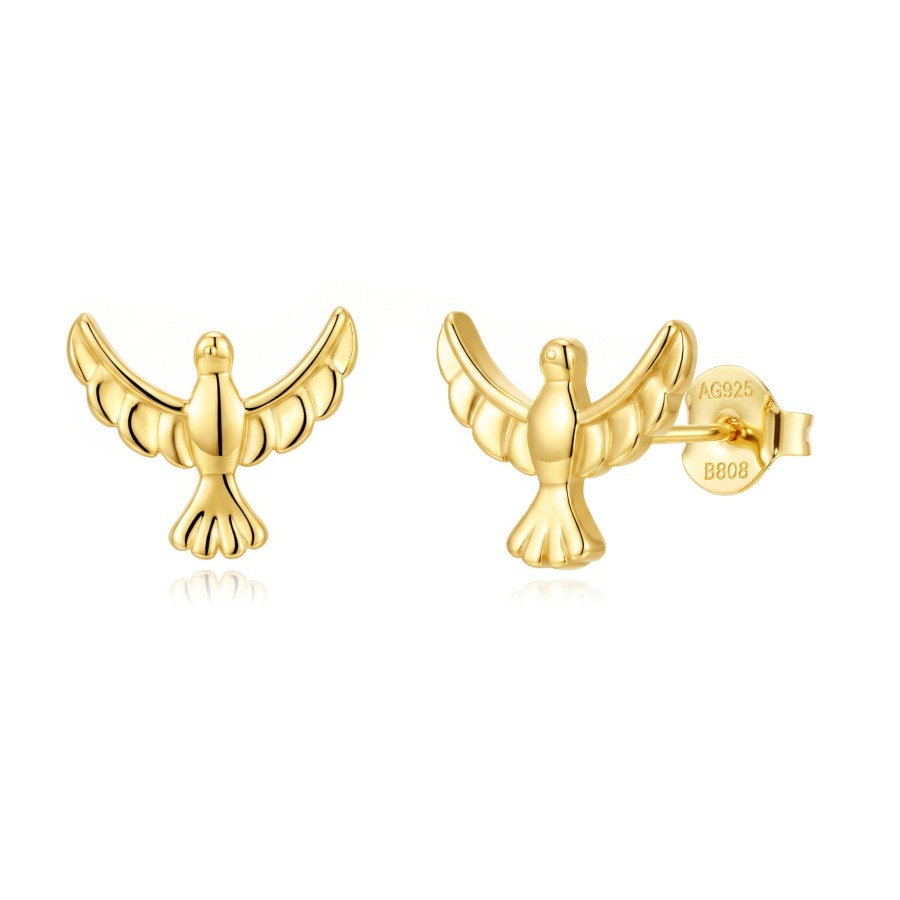 Pendientes Paloma de La Paz Gold