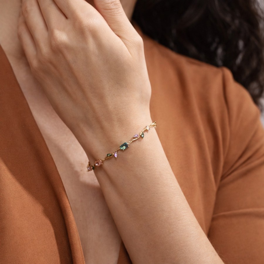 Pulsera Luxe Circonitas Gold