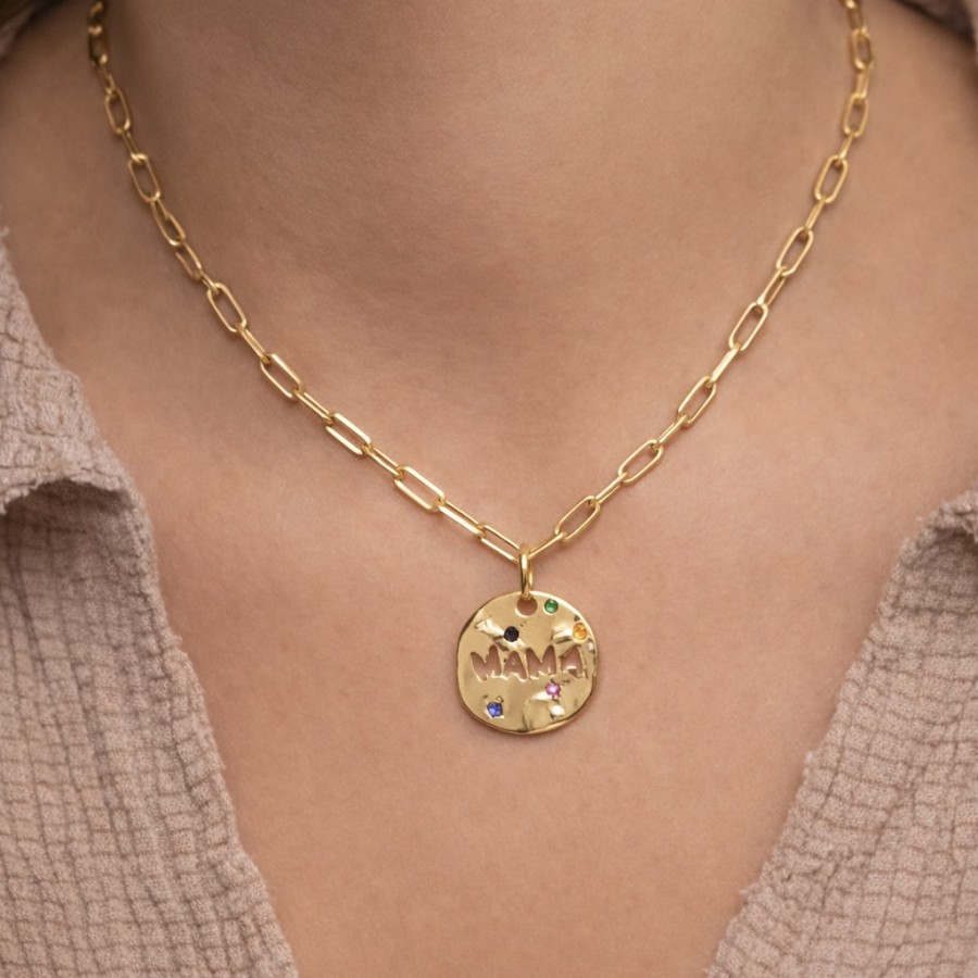 Collar Mama Circonitas Gold
