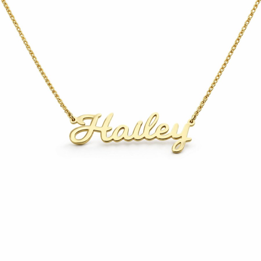 Collar 1 a 6 Nombres personalizado Gold