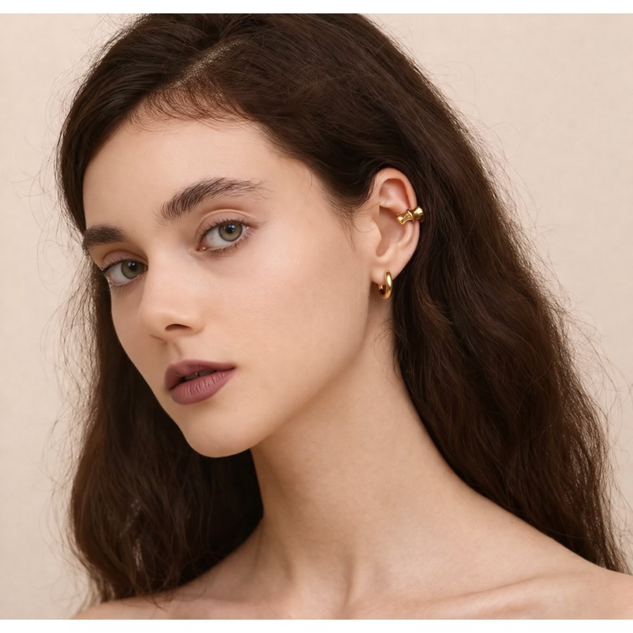Ear Cuff Bianc Gold