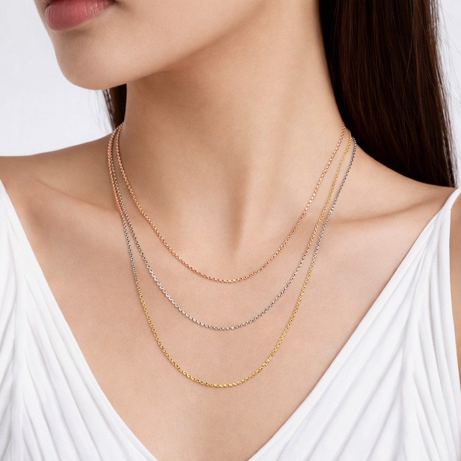 Collar Oro Rosa Gold
