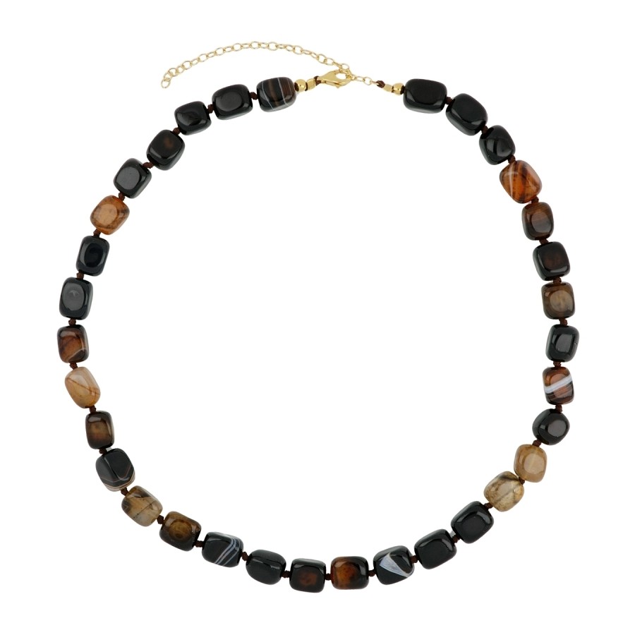 Collar Lapile Gold (Elige tu color)