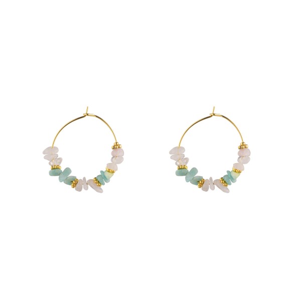 Pendientes Afrine Gold
