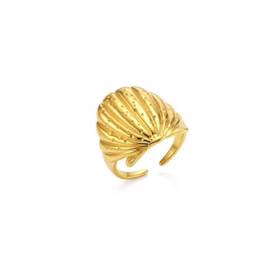 Anillo Ajustable Concha Gold