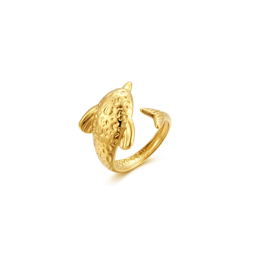 Anillo Ajustable Delfin Gold