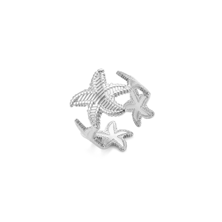 Anillo Ajustable Estrellas De Mar
