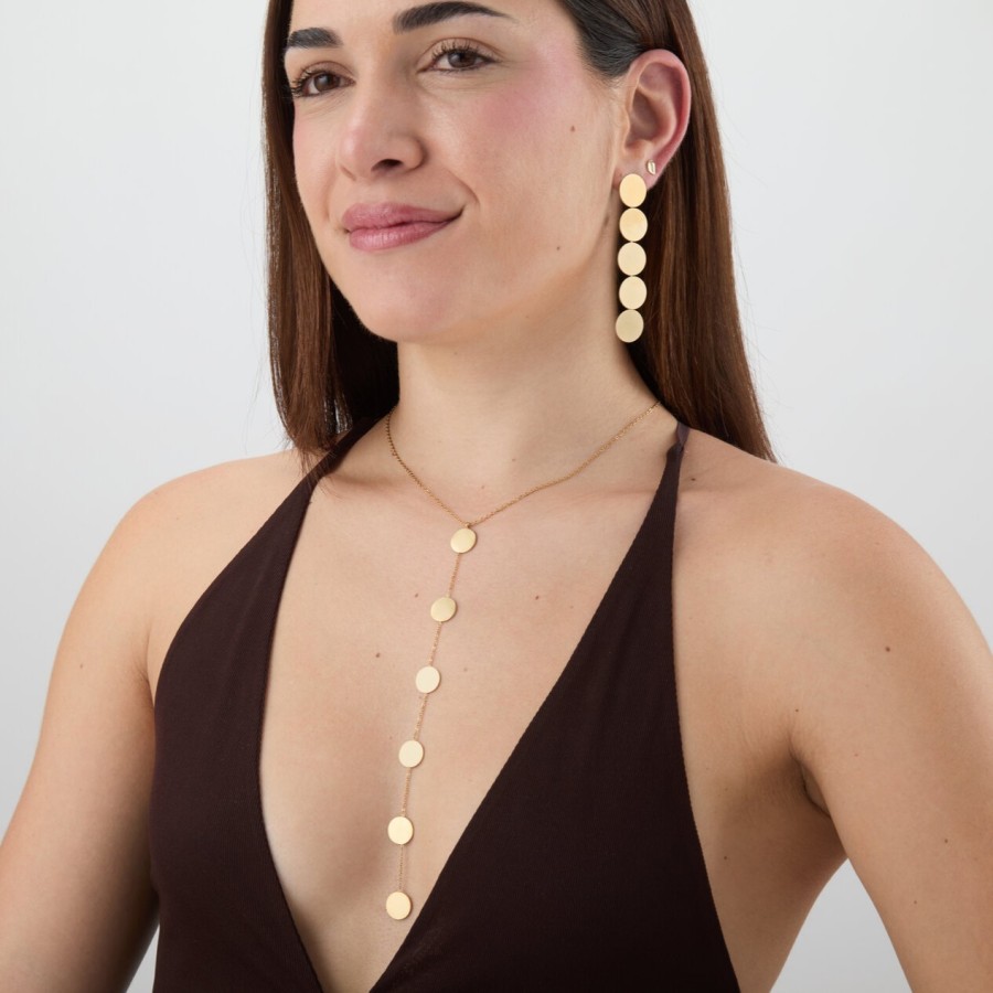 Collar Largo Círculos