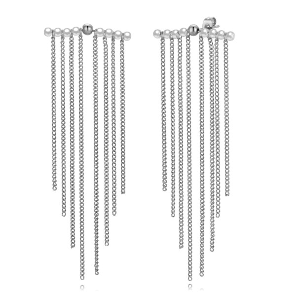 Pendientes Perlas Cascada