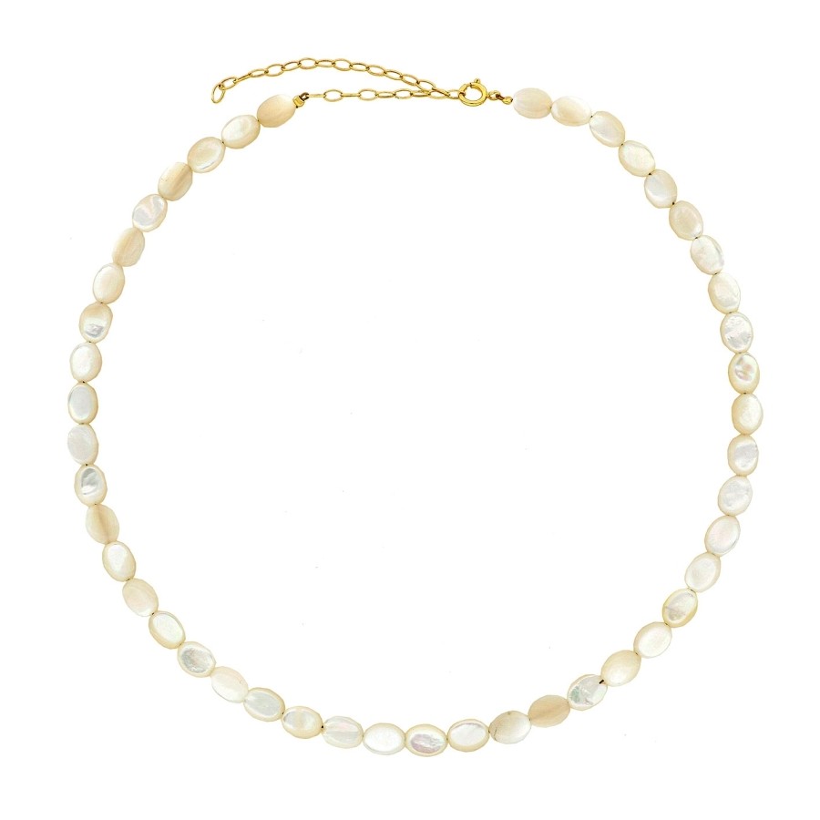 Collar Perla Australiana Gold