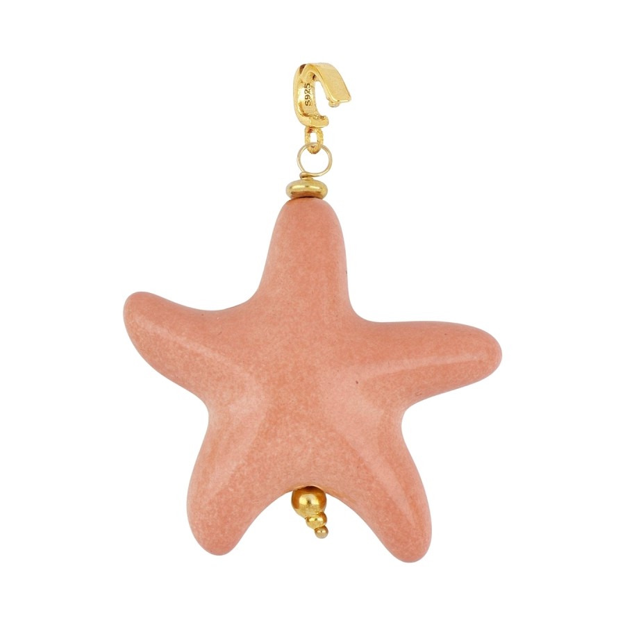 Charm Acoplable Estrella de Mar Resina Gold