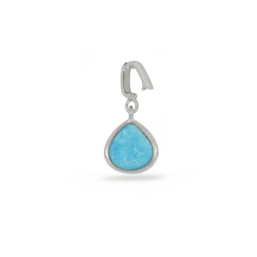 Charm Acoplable Piedra Turquesa