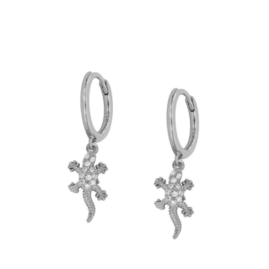 Pendientes Lagartin
