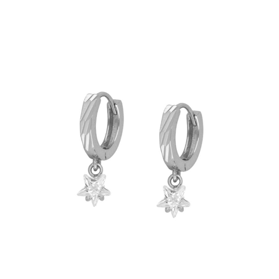 Pendientes Estrella Cristal