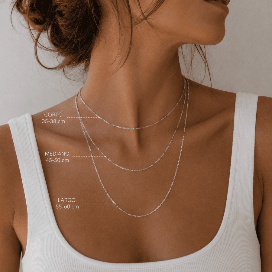 Collar Liso Acero (Elige tu medida)