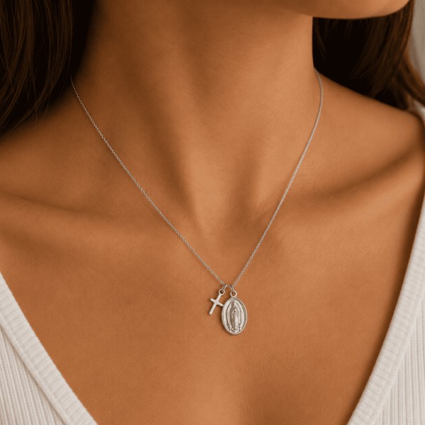 Collar Medalla Guadalupe