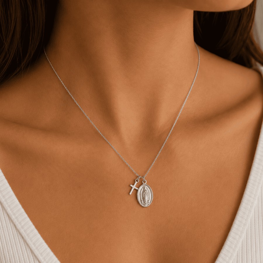 Collar Medalla Guadalupe