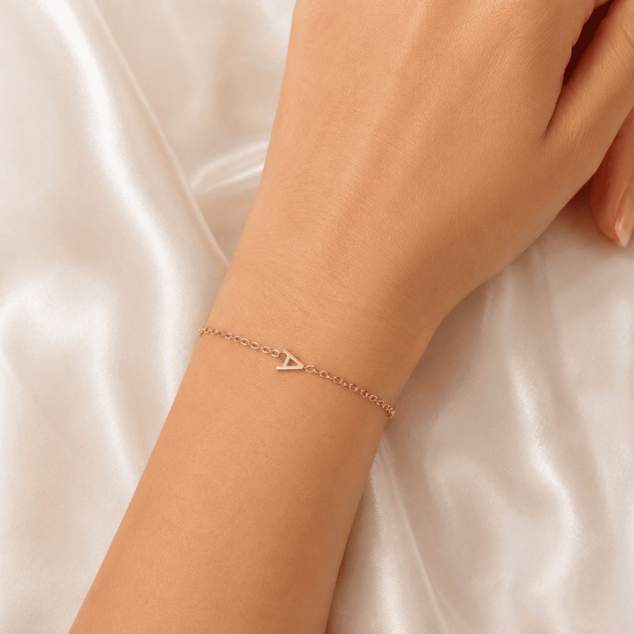 Pulsera Personalizada 1 a 5 Iniciales Gold