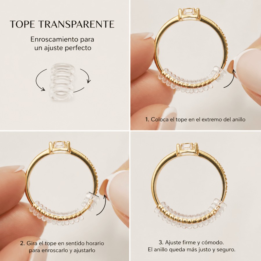 Reductor de anillo transparente