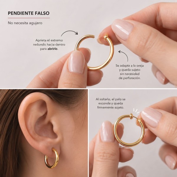 Pendientes Falsos Aros... 2