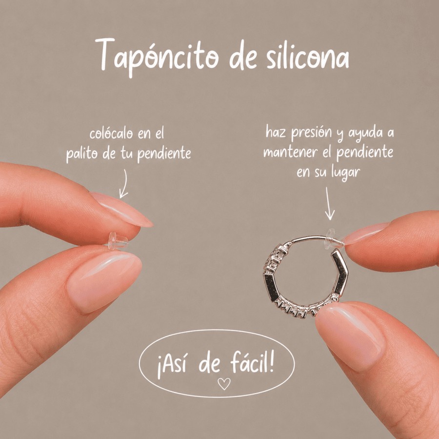Pack 10 tuercas / topes transparentes