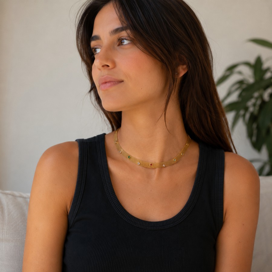Collar Tropiqué Gold