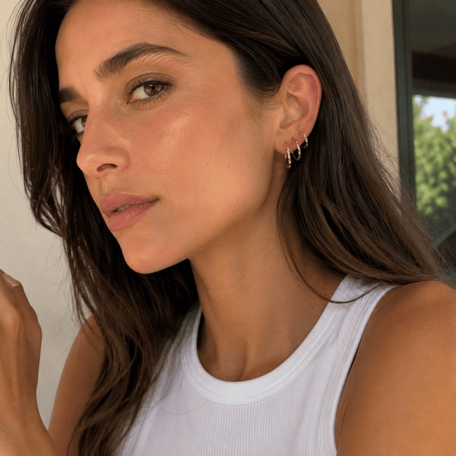 Pendientes Huilén Gold