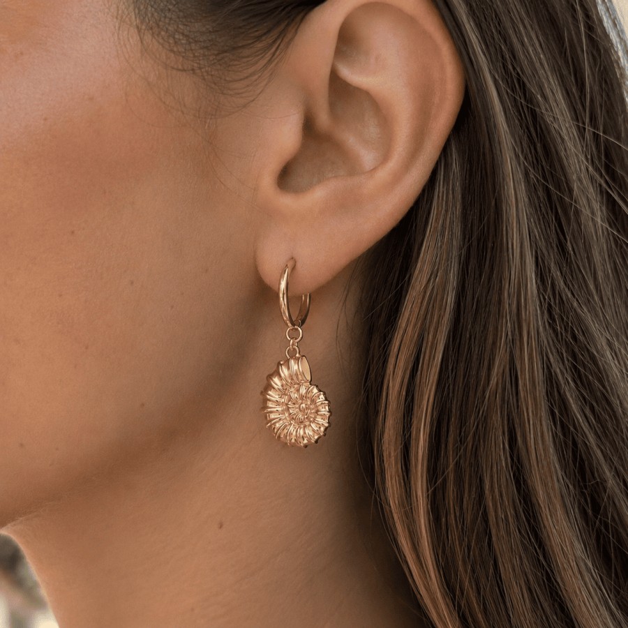 Pendientes Arito Caracola Gold