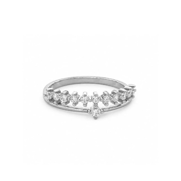 Anillo Doble Circonitas +...