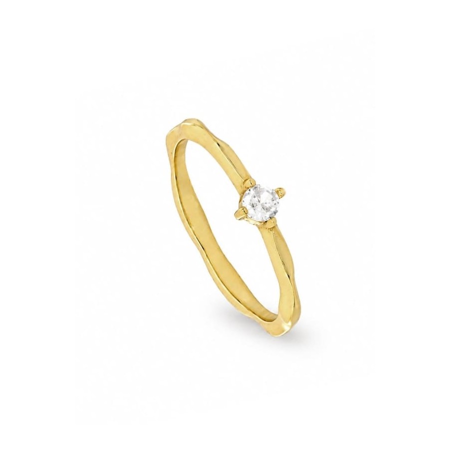 Anillo Solitario Gold