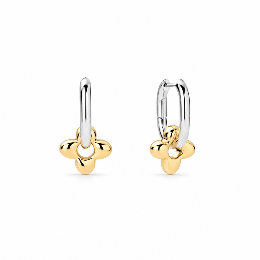 Pendientes Flor Miel Gold