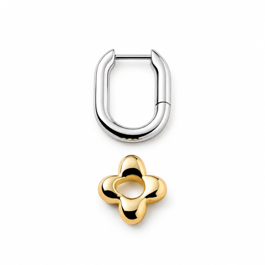 Pendientes Flor Miel Gold