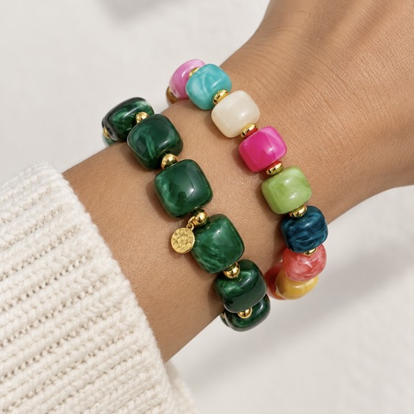 Pulsera Minerales Lina Gold 2