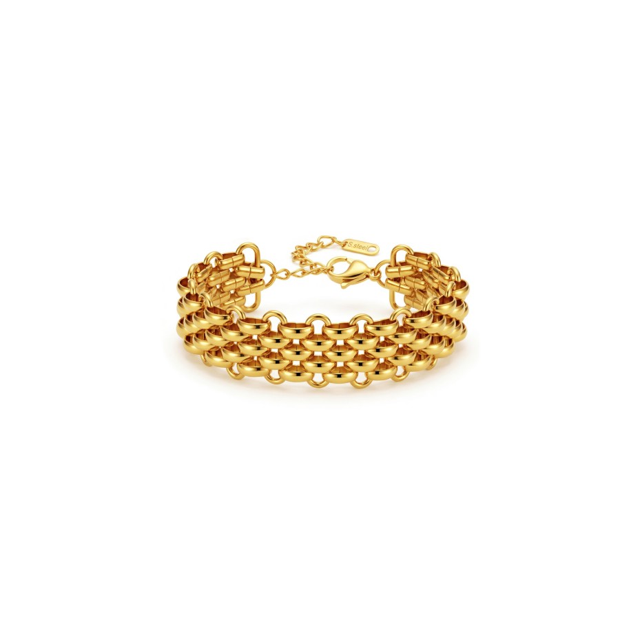 Pulsera Eslabones Vint Gold