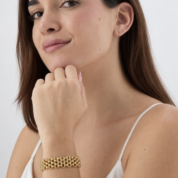 Pulsera Eslabones Vint Gold 2