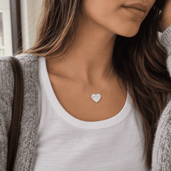 Collar 11:11 Corazón 2
