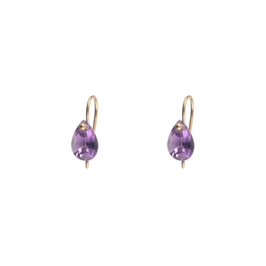 Pendientes Lágrima Mineral Gold...