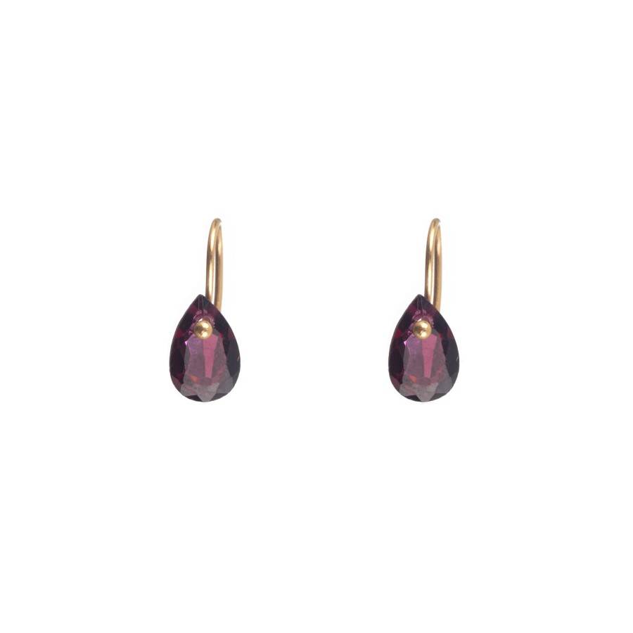 Pendientes Lágrima Mineral Gold...