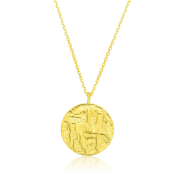 Collar Amuleto Egipcio Gold