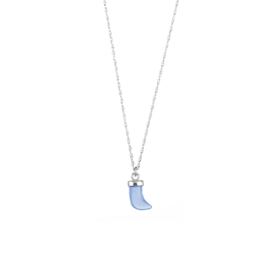 Collar Cuerno Azul