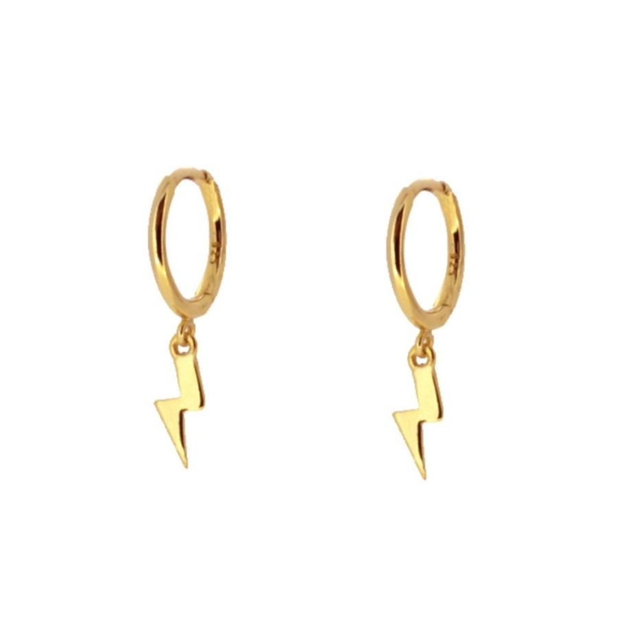 Pendientes Rayo-aro Gold
