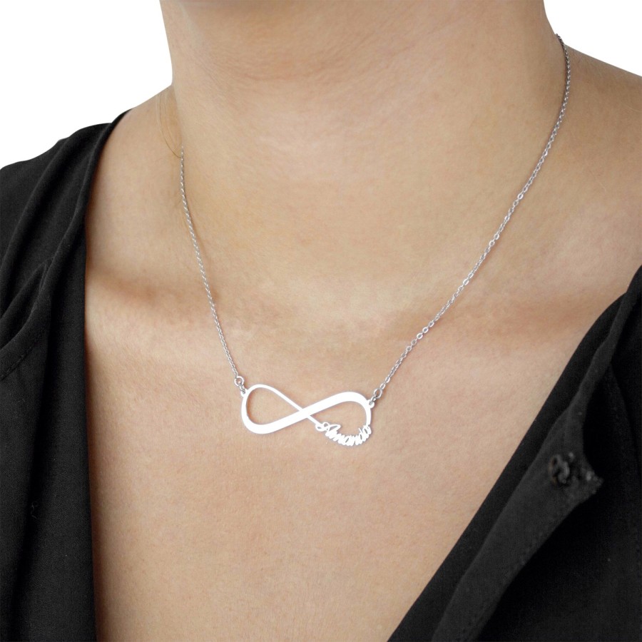 Collar Infinito 1 nombre