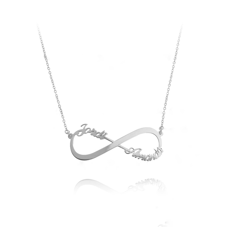 Collar Infinito 2 nombres