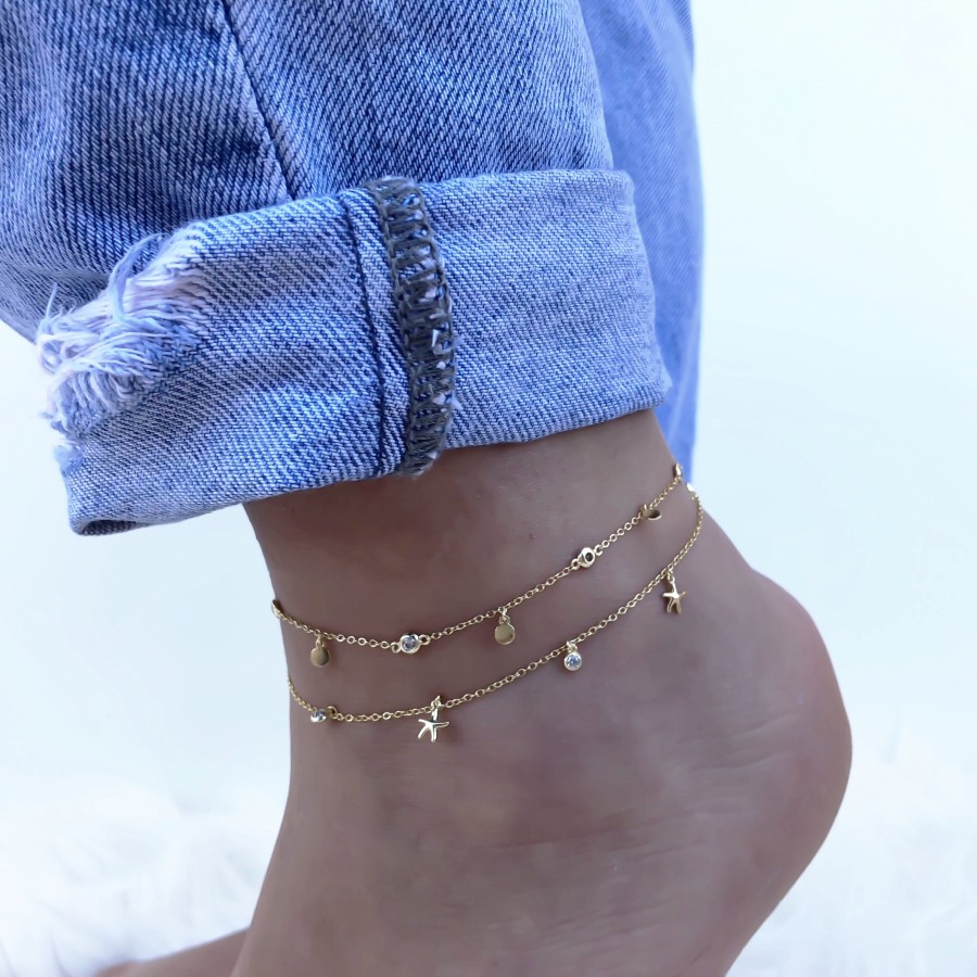 Tobillera Claudia Gold