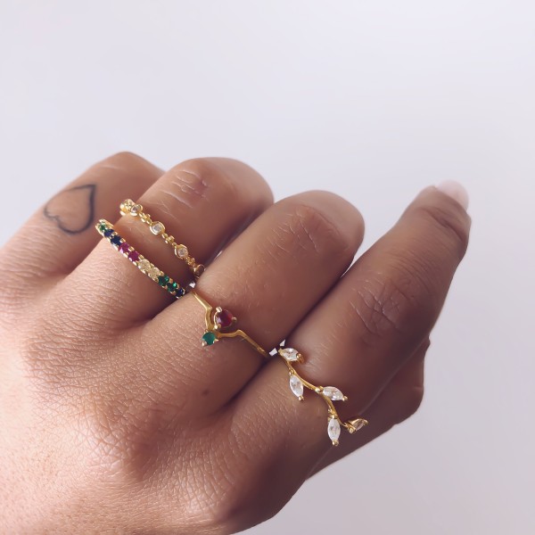 Anillo París Gold (Elige tu color) 2