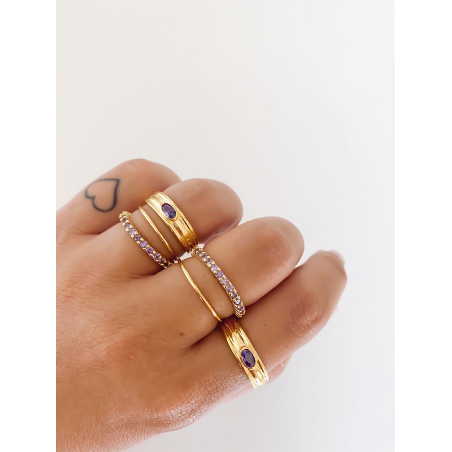Anillo París Gold (Elige tu color)